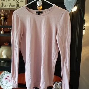 EUC light weight sweater dusty pink color